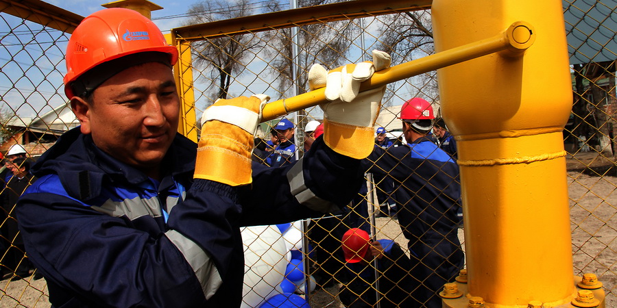 Голубое топливо пришло на окраину Бишкека